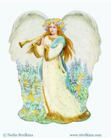 Ангел с флейтой